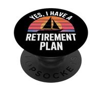Yes I Have A Retirement Plan Sailing Club Ocean Life PopSockets Adhesive PopGrip
