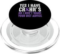 Yes I Have Crohn's Disease No I Dont Want Your Diet PopSockets PopGrip for MagSafe