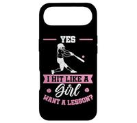 Yes I Hit Like Girl Want A Lesson Baseball Girls Case for iPhone Air