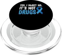 Yes I Inject No Its Not Drugs Type 1 Diabetes PopSockets PopGrip for MagSafe