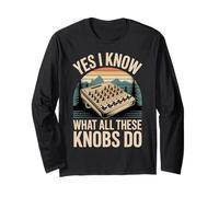 Yes I Know What All These Knobs Do Tech Audio Sound - Long Sleeve T-Shirt