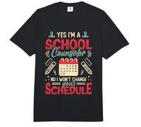 Yes I´m A School Counselor No I Won´t Change Your Schedule Comfort Colors Adult Heavyweight T-Shirt