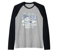 Yes I’m Cold But Being Brave About it Winter Season Hater Raglan Baseball Tee