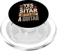Yes I Play Sitar No It's Not A Guitar - Sitar Player PopSockets PopGrip for MagSafe