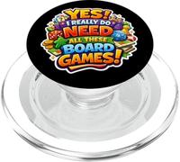 Yes I Really Do Need All These Board Games Lover Boardgame PopSockets PopGrip for MagSafe