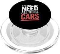 Yes I Really Do Need All These Cars Mechanic Garage PopSockets PopGrip for MagSafe