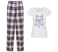 Yes I Really Do Need All These Cats Pyjama Set 60 SECOND MAKEOVER Pink XL