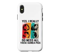 Yes I Really Do Need All These Guinea Pigs, funny guinea pig Case for iPhone X/XS