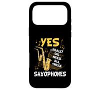 Yes I Really Do Need All These Saxophones Music Instrument Case for iPhone 17 Pro Max