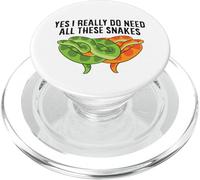 Yes I Really Do Need All These Snakes Funny Snake PopSockets PopGrip for MagSafe