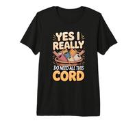 Yes I Really Do Need All This Cord Macrame Fiber Art Knots Premium T-Shirt