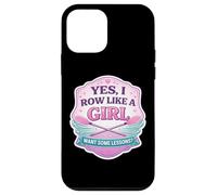 Yes I Row Like A Girl Want Some Lessons Funny Rowing Crew Case for iPhone 12 mini