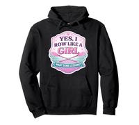 Yes I Row Like A Girl Want Some Lessons Funny Rowing Crew Pullover Hoodie