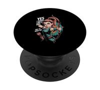 Yes I Shoot Like A Girl Funny Archery PopSockets Adhesive PopGrip
