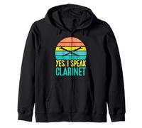 Yes i speak Clarinet Zip Hoodie