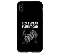 Yes, I Speak Fluent CAD Engineering Case for iPhone XS Max