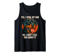 Yes I Spoil My Dog Rottweiler Rottie Puppy Lover Pup Owner Tank Top