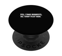 yes I take requests dj music PopSockets Adhesive PopGrip