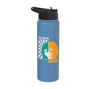 Yes I Talk to Animes Stainless Steel Insulated Water Bottle