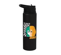 Yes I Talk to Animes Stainless Steel Insulated Water Bottle