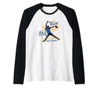 Yes I Throw Like A Girl Softball Pitcher Raglan Baseball Tee