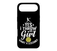 Yes I Throw Like a Girl Want a Lesson Softball Case for iPhone Air