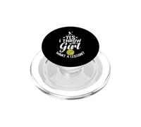 Yes I Throw Like a Girl Want a Lesson Softball PopSockets PopGrip for MagSafe