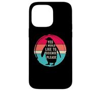 Yes i would like to science please, Funny Penguin Women Men Case for iPhone 14 Pro Max