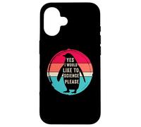 Yes i would like to science please, Funny Penguin Women Men Case for iPhone 16
