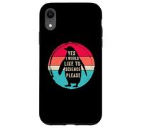 Yes i would like to science please, Funny Penguin Women Men Case for iPhone XR