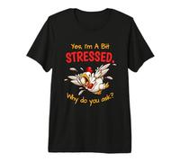 Yes, I'm A Bit Stressed I Stressed Sarcasm Premium T-Shirt