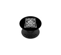 Yes, I'm a Carpenter Measure Twice Cut Once Improvise Design PopSockets Adhesive PopGrip