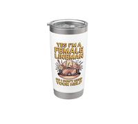 Yes I'm a Female Lineman No I Don't Need Your Help Stainless Steel Insulated Tumbler