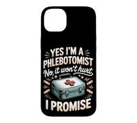 Yes I'm a Phlebotomist No It Won't Hurt I Promise Case for iPhone 14 Plus