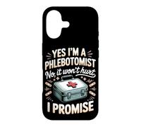Yes I'm a Phlebotomist No It Won't Hurt I Promise Case for iPhone 17