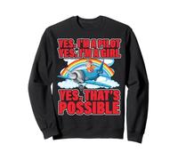 Yes I'm a Pilot Yes I'm a Girl Yes that's possible Sweatshirt