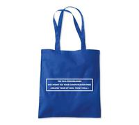 Yes I'm a Programmer Tech IT Tote Shopping Bag 10 Litres Capacity 42 x 38cm