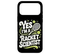 Yes I'm A Racket Scientist Funny Tennis Quote Case for iPhone 17 Pro Max
