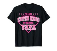 Yes I'm A Superhero Codename Yaya Grandma Mother's Day T-Shirt