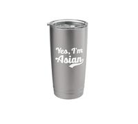Yes I'm Asian American Pacific Islander Stop Asian Hate AAPI Stainless Steel Insulated Tumbler