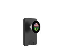 Yes, I'm Both Brazilian Brasil Culture Pride Brazil Heritage PopSockets PopWallet for MagSafe