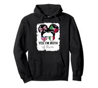 Yes Im Both of Them Britain and Italy Mix Girl Heritage Pullover Hoodie