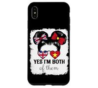 Yes Im Both of Them Britain and Vietnam Mix Girl Heritage Case for iPhone XS Max