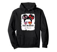 Yes Im Both of Them Britain and Vietnam Mix Girl Heritage Pullover Hoodie