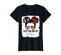 Yes Im Both of Them Britain and Vietnam Mix Girl Heritage T-Shirt