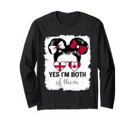 Yes Im Both of Them England and Canada Mix Girl Heritage Long Sleeve T-Shirt