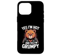 Yes I'm Hot And Yes I'm Grumpy Bear Attitude Case for iPhone 16 Pro Max