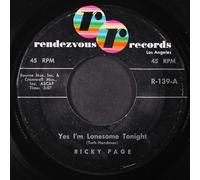 yes i'm lonesome tonight / standing on a mountain top 45 rpm single