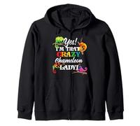 Yes! I'm That Crazy Chameleon Lady! Zip Hoodie