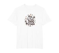 Yes, I'm That Dog Person - Paw Print Pet Lover T-Shirt, Men's Big and Tall, White, 3X Tall